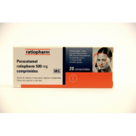 Paracetamol Ratiopharm MG 500 mg x 20 Comprimidos