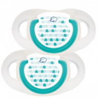 Bebe Confort Dental Safe Chupeta Silicone 0-6M Verde 2 unidades