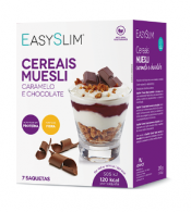 Easyslim Muesli Cereais Caramelo/Chocolate 30 gr 7 unidades