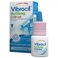 Vibrocil Actilong 0,5 mg/ml Soluo Nasal Conta-Gotas 10 ml