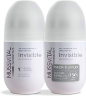 Mussvital Dermactive Invisible Desodorizante 75 ml 2 unidades Preo Especial