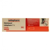 Clotrimazol Ratiopharm 1% MG 10 mg/g Bisnaga Creme 50 g