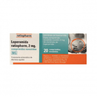 Loperamida Ratiopharm MG 2 mg x 20 Comprimidos Revestidos