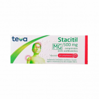 Stacitil cido Acetilsaliclico 500 mg  20 Comprimidos