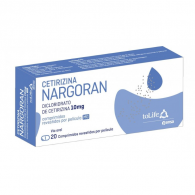 Cetirizina Nargoran MG 10 mg 20 Comprimidos Revestidos
