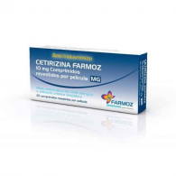 Cetirizina Farmoz MG 10 mg 20 Comprimidos Revestidos