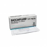 Siccafluid 2,5 mg/g-0,5 g Gel Oftlmico Gotas x 60 Unidades 