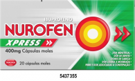 Nurofen Xpress 400 mg x 20 Cpsulas Moles