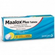 Maalox Plus 200/200/26,25 mg x 40 Comprimidos Mastigveis