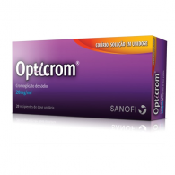 Opticrom 20 mg/ml 0,3 ml x 20 Soluo Colrio Unidose