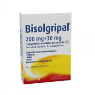 Bisolgripal MG, 200 mg + 30 mg 20 Comprimidos Revestidos