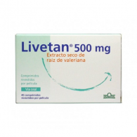 Livetan 500 mg x 40 Comprimidos Revestidos