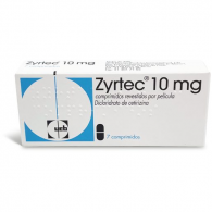 Zyrtec 10 mg 7 comprimidos revestidos