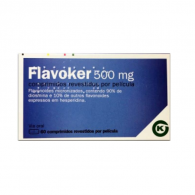 Flavoker 500 mg 60 Comprimidos Revestidos
