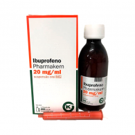 Ibuprofeno Pharmakern MG 20 mg/ml Suspenso Oral 200 ml