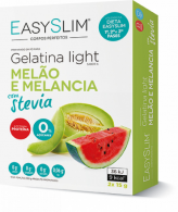 Easyslim Gelatina Light Melo/Melancia Stevia Saqueta 15 g 2 unidades
