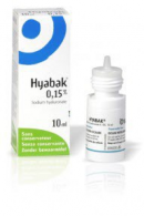 Hyabak Hipotónico Solução Lentes/Olhos 10 ml