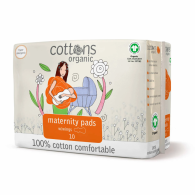 Cottons Pensos Higinicos Maternidade Abas 10 unidades