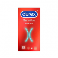 Durex Sensitivo Preservativo Slim Fit X10