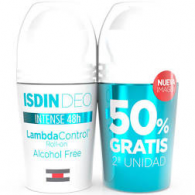 Isdin Lambda Control Duo Desodorizante lcool 2 x 50 ml com Desconto de 50% na 2 Embalagem