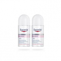 Eucerin Duo Desodorizante Pele Sensvel 24h Roll-on 2 x 50 ml com Desconto de 50% na 2 Embalagem