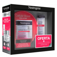 Neutrogena Cellular Boost Rotina de Noite Creme de Noite Regenerador 50 ml com Oferta de Contorno de Olhos Antirrugas 15 ml