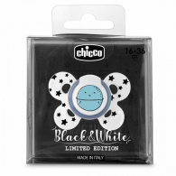 Chicco 10563000000 Chupeta Physio Comfort Black&White 16-36 m