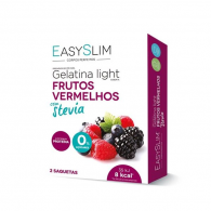 Easyslim Gelatina Light Frutos Vermelhos Stevia 2 unidades