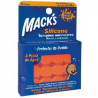 Mack S Tampo Auricular Silicone Kids X 12