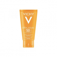 Vichy Idéal Soleil Emulsão Rosto Toque Seco FPS50 50 ml