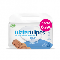 Waterwipes Toalhitas Biodegradveis Beb 60 unidades 3 embalagens Preo Especial