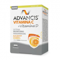 Advancis Vitamina C + D 30 Cápsulas