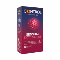 Control Sensual Dots Lines Preserv X12