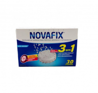 Novafix Pastilhas de Limpeza 3 em1 Ef Prot Dent 30 unidades PREO ESPECIAl