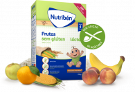 Nutribén Farinhas Frutas Sem Glúten Láctea 250 gr
