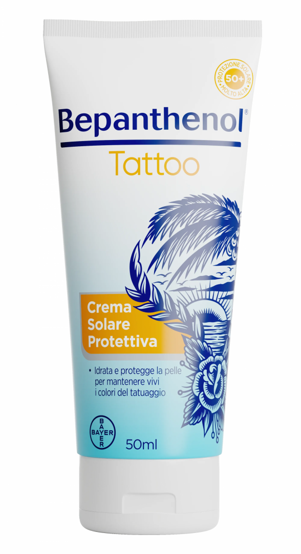 Bepanthen Tattoo Creme Protetor Solar SPF50+ 50 ml