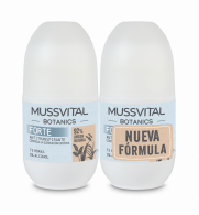 Mussvital Botanics Desodorizante Forte 48 horas 75 ml 2 unidades