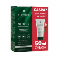 Ren Furterer Neopur Duo Champ anticaspa equilibrante para caspa seca 2 x 150 ml com Oferta de 50 ml