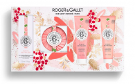 Roger & Gallet Coffret Fleur de Figuier Água Perfumada 30 ml +  Sabonete 100 gr Oferta Gel Duche 50 ml + Leite Corporal 50 ml