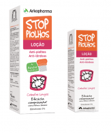 Arkopharma Stop Piolhos Pack Familiar Tratamento Loo anti-piolhos e anti-lndeas 100 ml com pente + Loo 100 ml com Desconto de 50% na 2 Embalagem