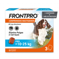 Frontpro 68 mg Ces 10-25 kg 3 Comprimidos Mastigveis
