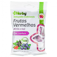 Herby Rebuados Bio Recheio Frutos Vermelhos 60 gr