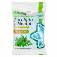 Herby Rebuados sem Acar Eucalipto Mentol Vitamina C 60 gr