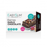 Easyslim Barras Chocolate Duplo 42 gr 4 unidades