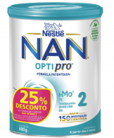 NAN Optipro 2 Leite em p transio 800g 6M+ com Desconto de 25%