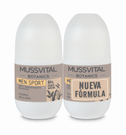 Mussvital Botanics Desodorizante Men Sport 75 ml 2 unidades