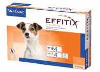 Effitix 67/600 mg Pipeta Ces 4-10 kg X 4 
