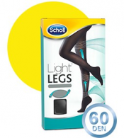 Scholl Light Legs Collant Compresso 60 densidade Tamanho S Preto