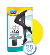 Scholl Light Legs Collant Compresso 20 densidade Tamanho S Preto