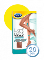 Scholl Light Legs Collant Compresso 20 densidade Tamanho XL Bege